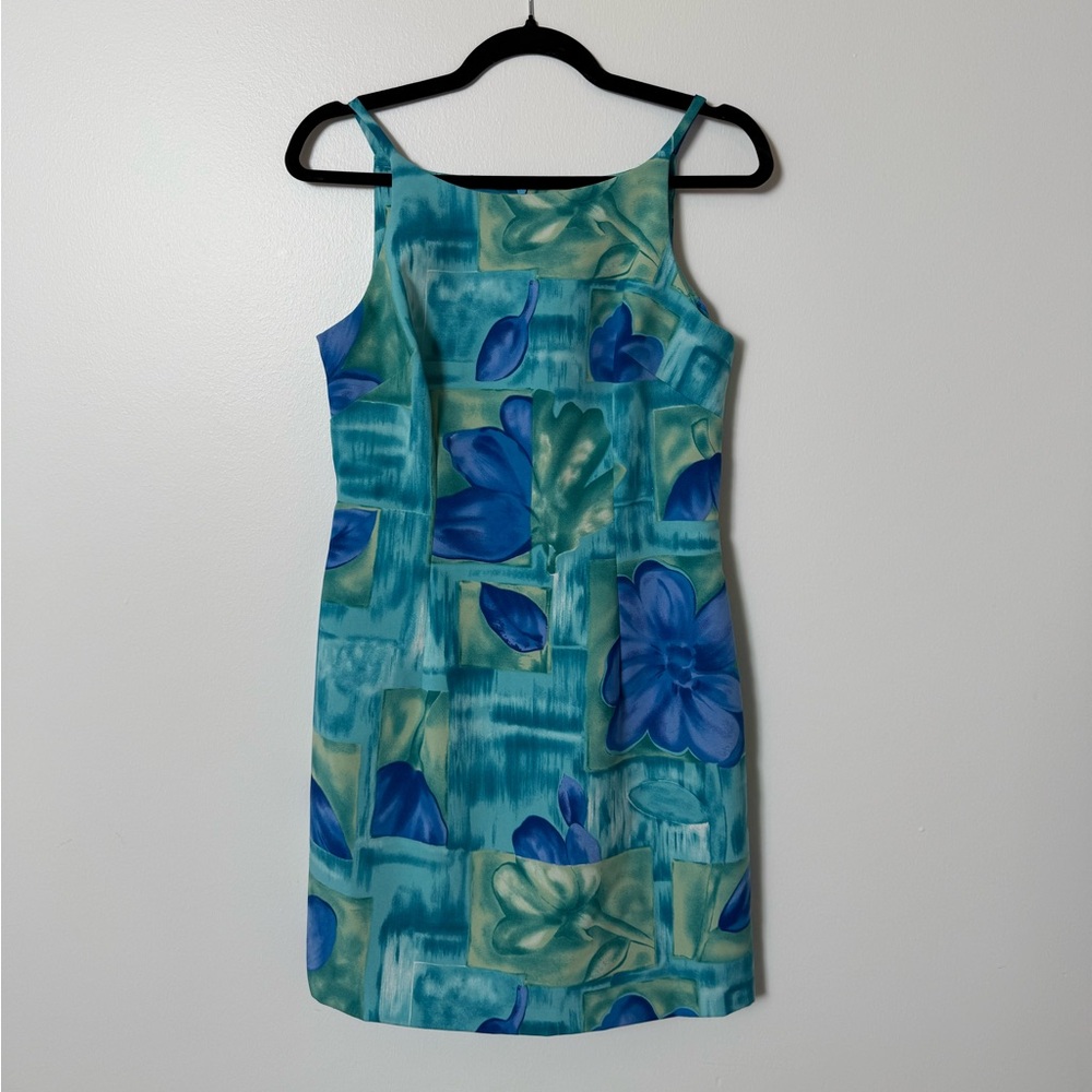 All that Jazz Blue Sheath Midi Dress